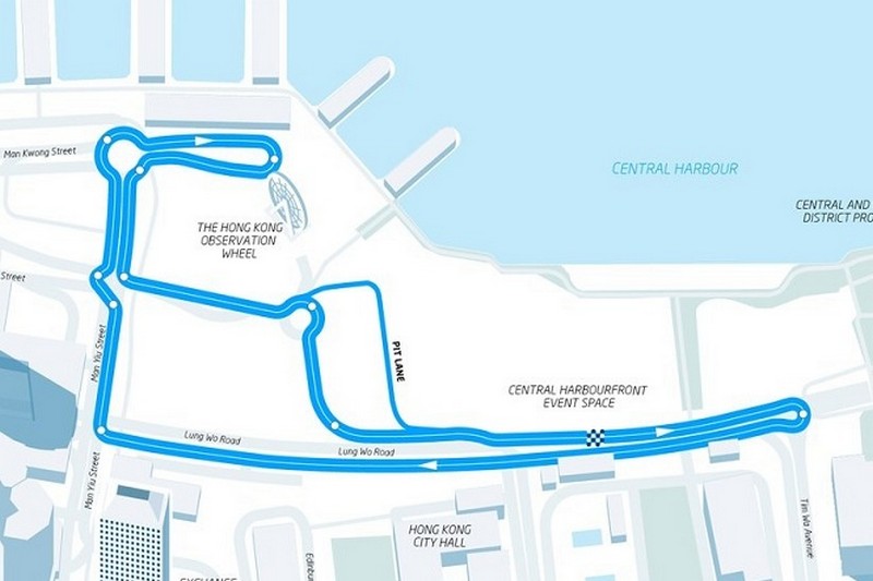 Tracciato ePrix di Hong Kong (2 Gare)