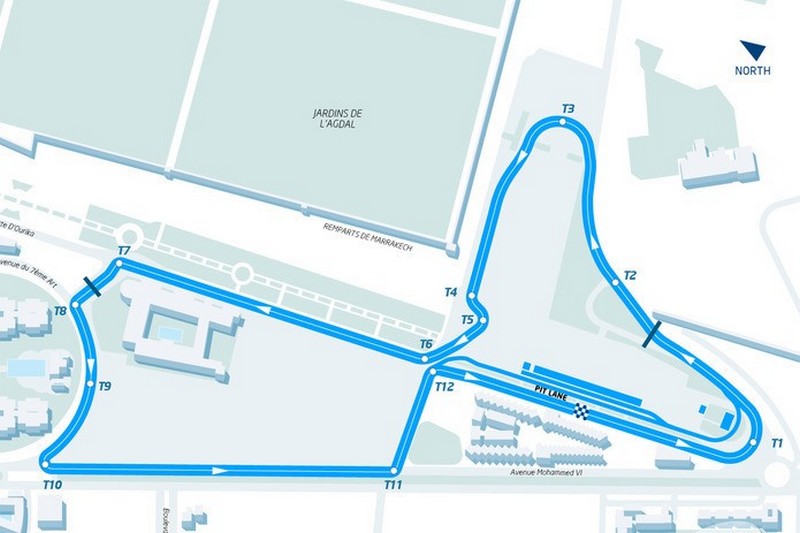 Tracciato ePrix di Marrakesh