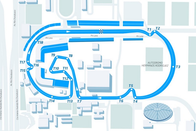 Tracciato ePrix di Città del Messico