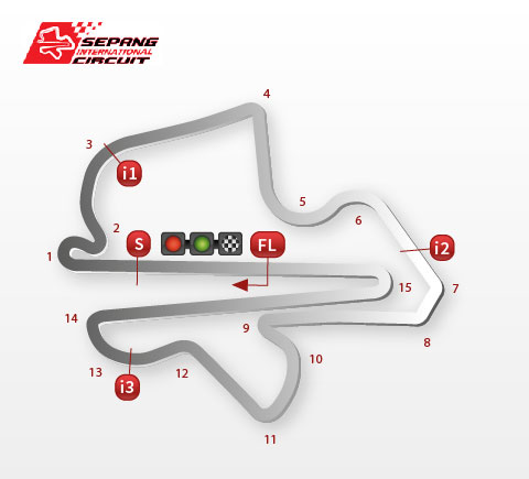 Tracciato Gran Premio della Malesia 