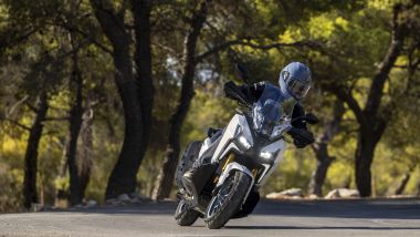 SYM ADXTG 400 durante la prova