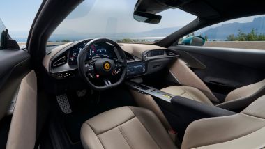L'interno della nuova Ferrari Amalfi