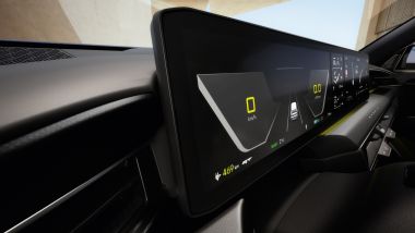 La strumentazione digitale della Kia EV9 GT