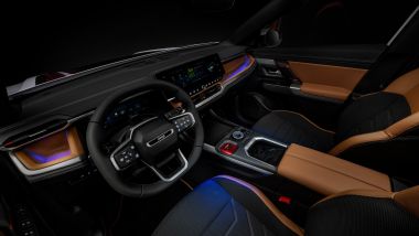 Gli interni della nuova Jeep Compass 4xe