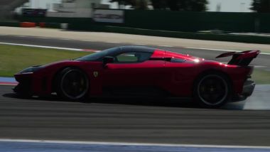 Ben Collins - The Stig prova in pista la Ferrari F80