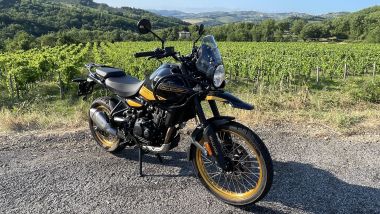 Royal Enfield Himalayan 450: 3/4 anteriore sinistro