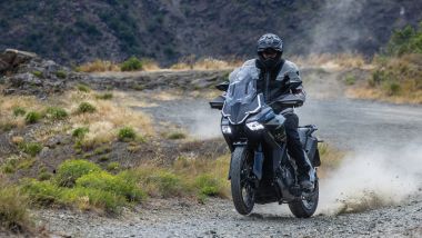 Zontes 703F: uno scatto durante il test in off-road