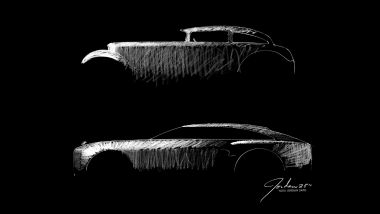 Lo schizzo ispiratore della Bentley EXP 15 Concept