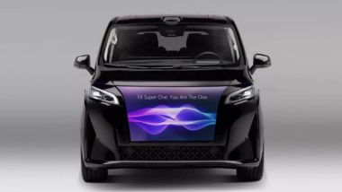 Faraday Future FX Super One, calandra interattiva
