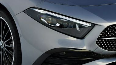 Mercedes Classe A: un dettaglio del frontale