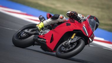 Con la Ducati Panigale V2 S a Misano
