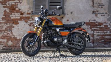 TVS Ronin 250: in arrivo la versione Caf&eacute; Racer? In foto, la versione standard