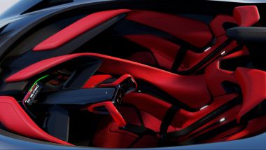 L'interno della California Corvette Concept
