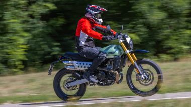 Fantic Motor Caballero 500 Rally: il motore ha un'erogazione convincente a ogni regime ma esprime il meglio di sé dai medi in su
