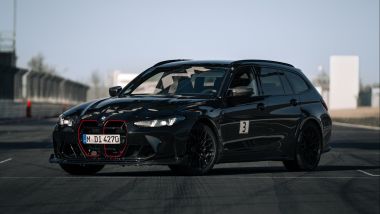 BMW M3 CS Touring: cattivissima anche da ferma