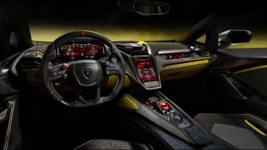 L'interno della Lamborghini Fenomeno