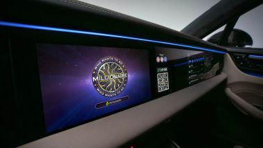 AirConsole su Porsche Macan elettrica sul display centrale
