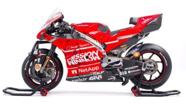 Ducati Desmosedici GP19 all'asta, la moto con cui Dovizioso è stato vicecampione del mondo