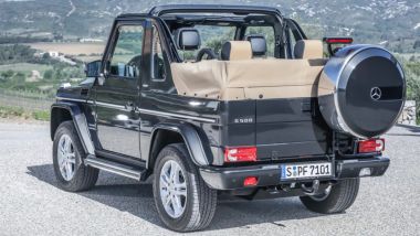 Mercedes Classe G Cabriolet: un'immagine del 4x4 tedesco a cielo aperto