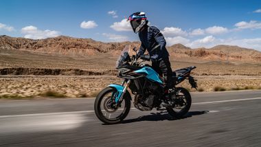 Morbidelli T352X, bella la posizione di guida