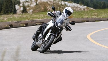 Morbidelli T502X, ottima la stabilità