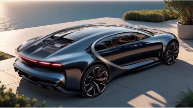 Rispetto alla Bugatti, Dreame ha 4 porte e il motore elettrico