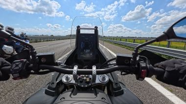 Voge Valico 800DSX Rally, promossa in autostrada
