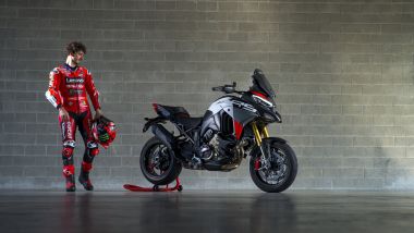 Ducati Multistrada V4 RS 2026 e Pecco Bagnaia