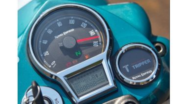 Royal Enfield Goan Classic 350: la strumentazione ha connettività e offre indicazioni di navigazione turn by turn