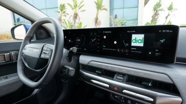 Kia EV4 Hatchback 5 porte, la strumentazione digitale