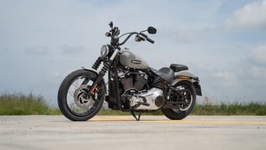 Harley Davidson Street Bob 2025, 3/4 anteriore