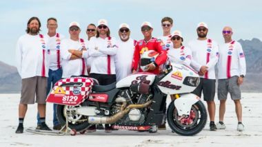 Indian Challenger, la moto da record è stata guidata da Tyler O'Hara col supporto della squadra Indian ufficiale