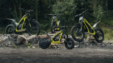 Le moto elettriche Triumph TXP cambiano di taglia in base all'età