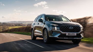 Hyundai Santa Fe 2020, premiata in UK per l'affidabilità