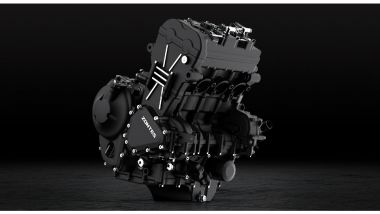 Zontes 703RR, il motore tre cilindri in linea