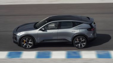 Polestar 3 2026, vista laterale dall'alto