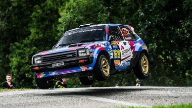 Rallylegend 2025: la Toyota Starlet di Rovanpera