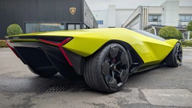 Lamborghini Manifesto, vista 3/4 posteriore