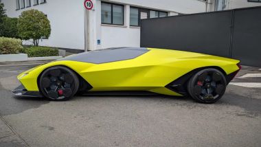 Lamborghini Manifesto, vista laterale
