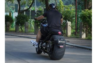 Marshal Timberwolf 800, la gomma posteriore ha sezione di ben 310 mm