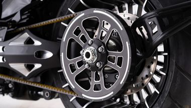 Marshal Timberwolf 800, la trasmissione finale a cinghia