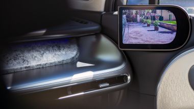 Retrovisore elettronico della Hyundai Ioniq 9: il monitor