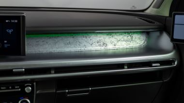 Hyundai Ioniq 9, finitura della plancia allestimento Calligraphy