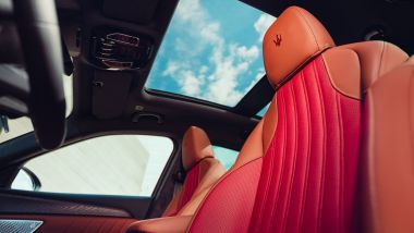Maserati Grecale Il Bruciato, la selleria