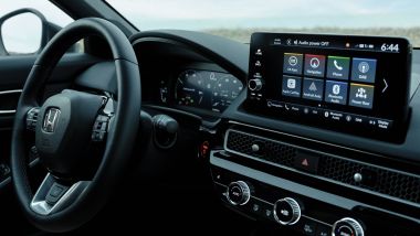 Gli interni di nuova Honda Civic