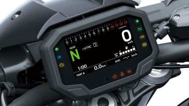 Kawasaki Z650 S 2026, il nuovo display TFT di 4,3'' con connettività