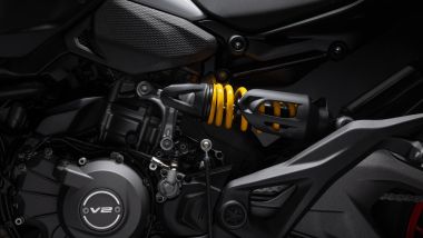 Nuovo Ducati Monster 2026: cambia l'attacco del telaietto, lasciando esposto il mono orizzontale