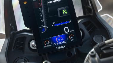 Yamaha Ténéré World Raid 2026, il nuovo display TFT di 6,3''