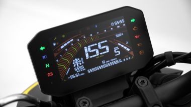 Voge Brivido 125 S, la strumentazione con navigazione TBT