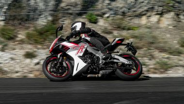 Zontes 703RR, ottima la stabilità in percorrenza